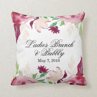 Coussin Brunch de dames et pétillant