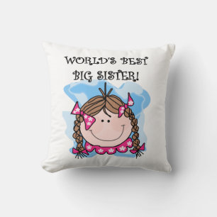 Coussin Brunette Les Meilleurs Cadeaux Grandes Soeurs Du M