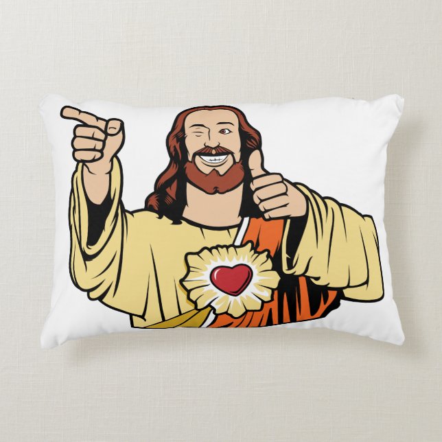 Coussin Buddy Jesus (Devant)
