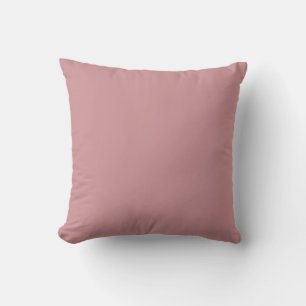 Coussin Budget Simple Couleur Unie Pêche Poussiéreuse Past