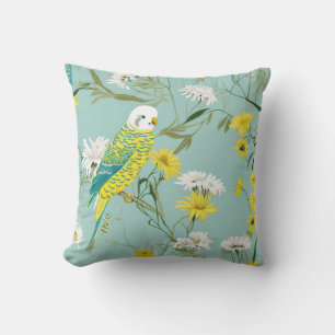 Coussin Budget vert et jaune