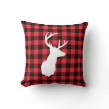 Buffalo Plaid Farmhouse Deer
