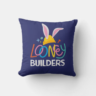 Coussin BUGS BUNNY BUILDERS™  Logo empilé Casque de Chanti
