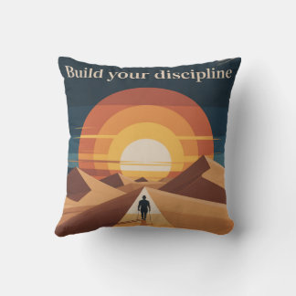 Coussin Build Your Discipline