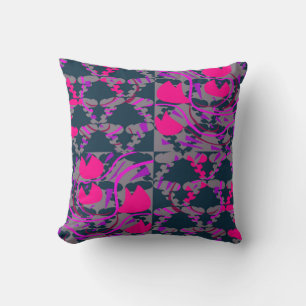 Coussin Bulbes de tulipes Roses
