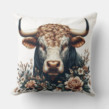 Bull majestic en fleurs