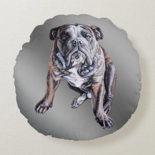 Coussin Bulldog Cadeaux de chien bouledogue brindl