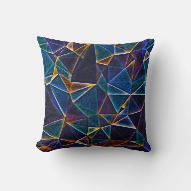 Coussin Bulles brisées Lancer l'oreiller (Recto)