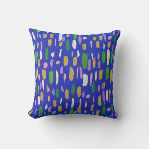 Coussin Bulles et blues
