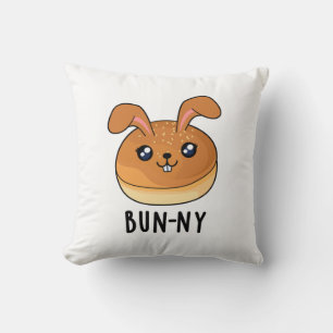 Coussin Bun-ny Funny Lapin Lapin Bun Pun