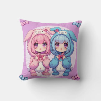Coussin Bunny Twins