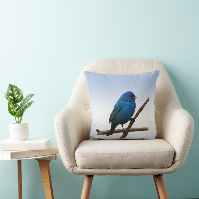 Coussin Bunting Indigo (Chaise)