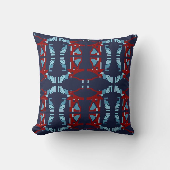 Coussin Burgundy Lumière Bleue Marine Méditerranée gros ca (Recto)