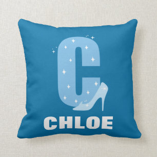 Coussin C est pour Cendrillon  Ajouter votre nom