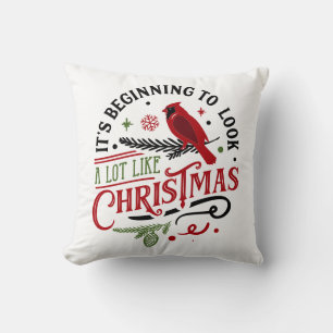 Coussin Ça commence à ressembler beaucoup à Noël