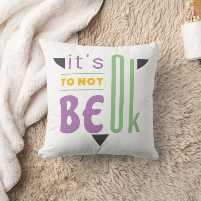 Coussin Ça ne va pas. (Couverture)