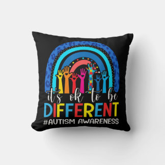 Coussin Ça va être différent Sensibilisation sur l'autisme