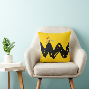 Coussin cacahuètes   Charlie Baseball Brown
