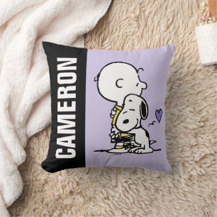 Coussin cacahuètes   Saint Valentin   Charlie Brown & Snoo