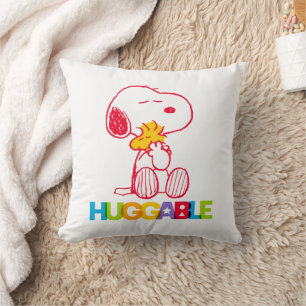 Coussin cacahuètes   Snoopy & Woodstock Huggable