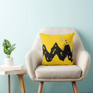 Coussin cacahuètes   Snoopy & Woodstock Scout Troop Hippiq