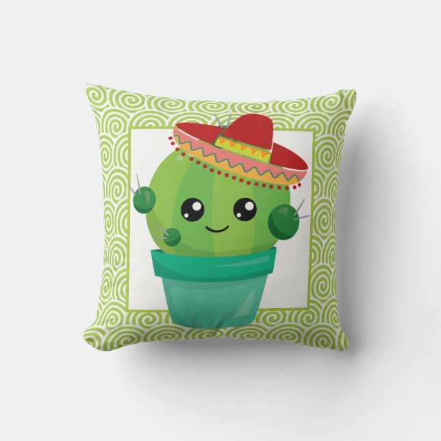 Coussin Cactus de Red Sombrero (Recto)