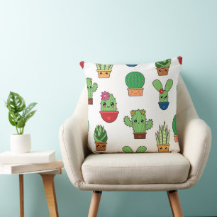 Coussin Cactus Krazy 20x20 Pillow