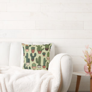 Coussin cactus mignon