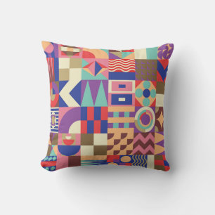 Coussin Cactus Succulent : Style de croquis Doodle