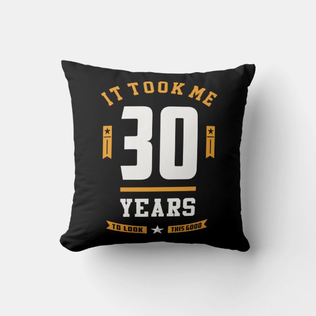 Coussin Cadeau anniversaire 30 ans (Recto)