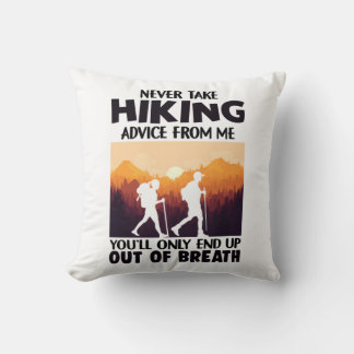 Coussin Cadeau Camper | Ne jamais prendre conseil de moi