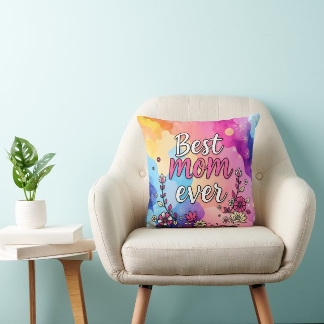Coussin Cadeau Collection Floral tendance de luxe (Chaise)