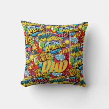 Cadeau DAD de marque personnalisée - Comic Superhe