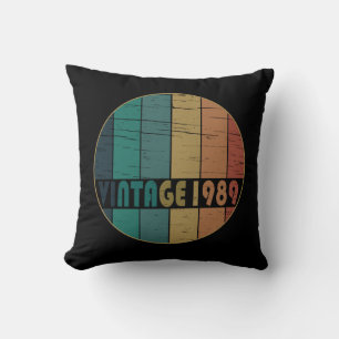 Coussin Cadeau d'anniversaire de naissance en 1989