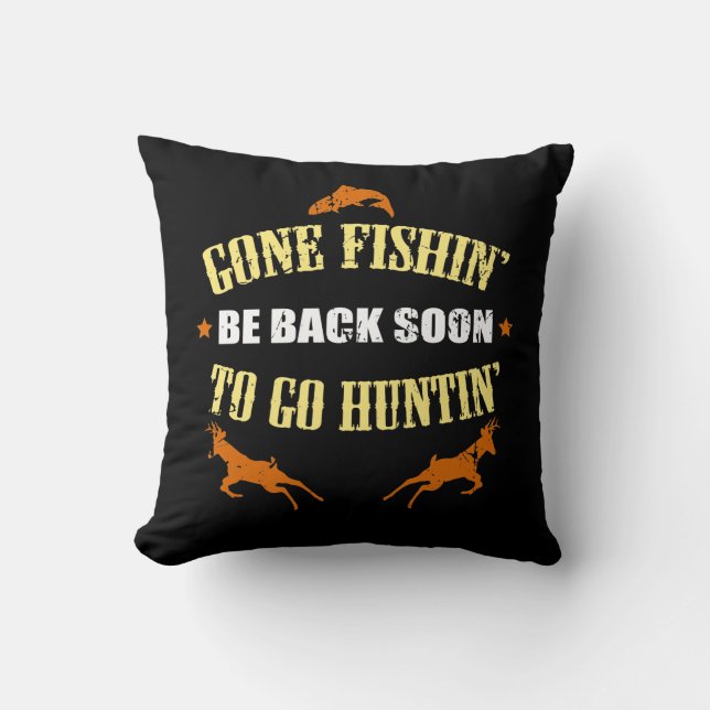 Coussin Cadeau de chasse de pêche pour les chasseurs qui (Recto)