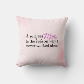 Coussin Cadeau de fête des mères chrétienne citation maman