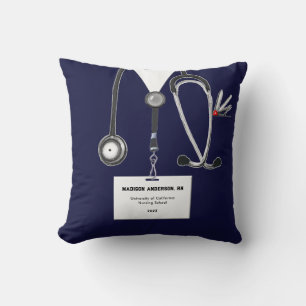 Coussin Cadeau de fin d'études d'infirmière