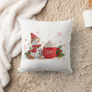 Coussin Cadeau de Joyeux Noël 
