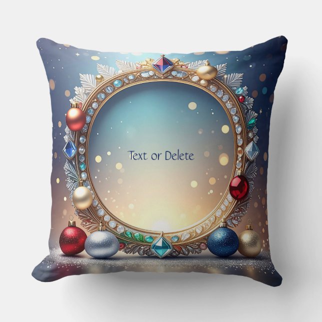 Coussin Cadeau de Noël Cadeau de vacances Jeu d'oreiller (Recto)