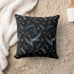 Coussin Cadeau de Noël minimaliste bohème de style Boho