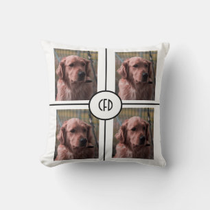 Coussin Cadeau de photo de chien pour propriétaire de chie
