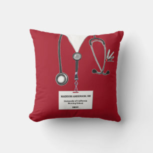 Coussin Cadeau d'études créatives en infirmière