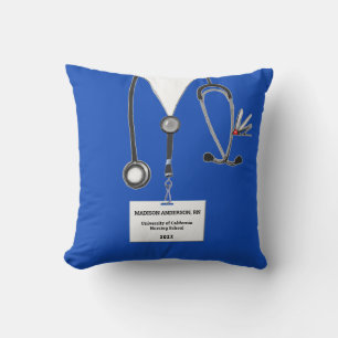 Coussin Cadeau d'études créatives en infirmière