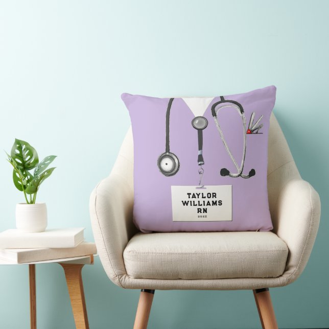 Coussin Cadeau d'infirmière créative (Chaise)