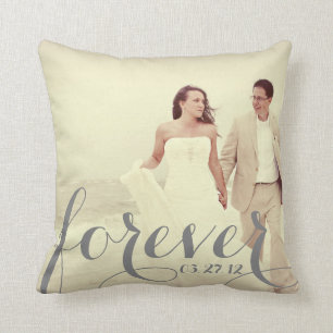 Coussin Cadeau fait sur commande de photo d'anniversaire
