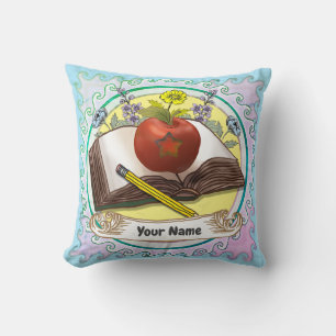 Coussin Cadeau Fleurs Enseignant