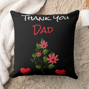 Coussin Cadeau floral personnalisé et sur mesure