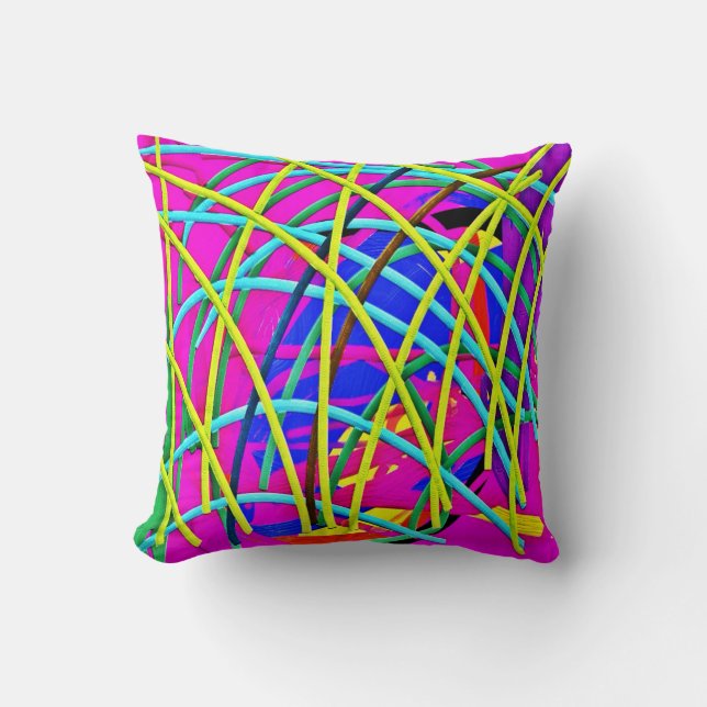 Coussin Cadeau Girly abstrait de nouveauté de conception (Recto)