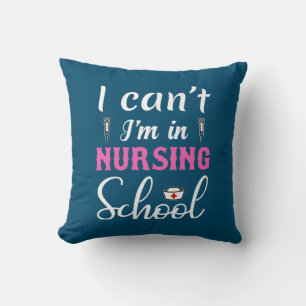 Coussin Cadeau infirmière Je Suis À L'École De Soins Inf