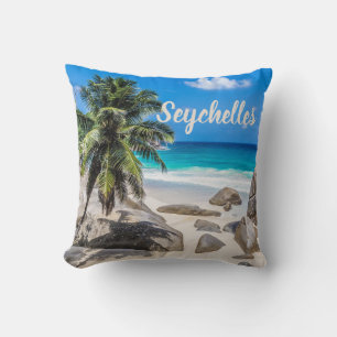 Coussin cadeau Mahe Seychelles Carana Beach